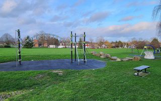 Play area at Waveney Green in Brickhill, Bedford