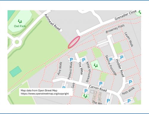 Woodlands Park – boundary path problems